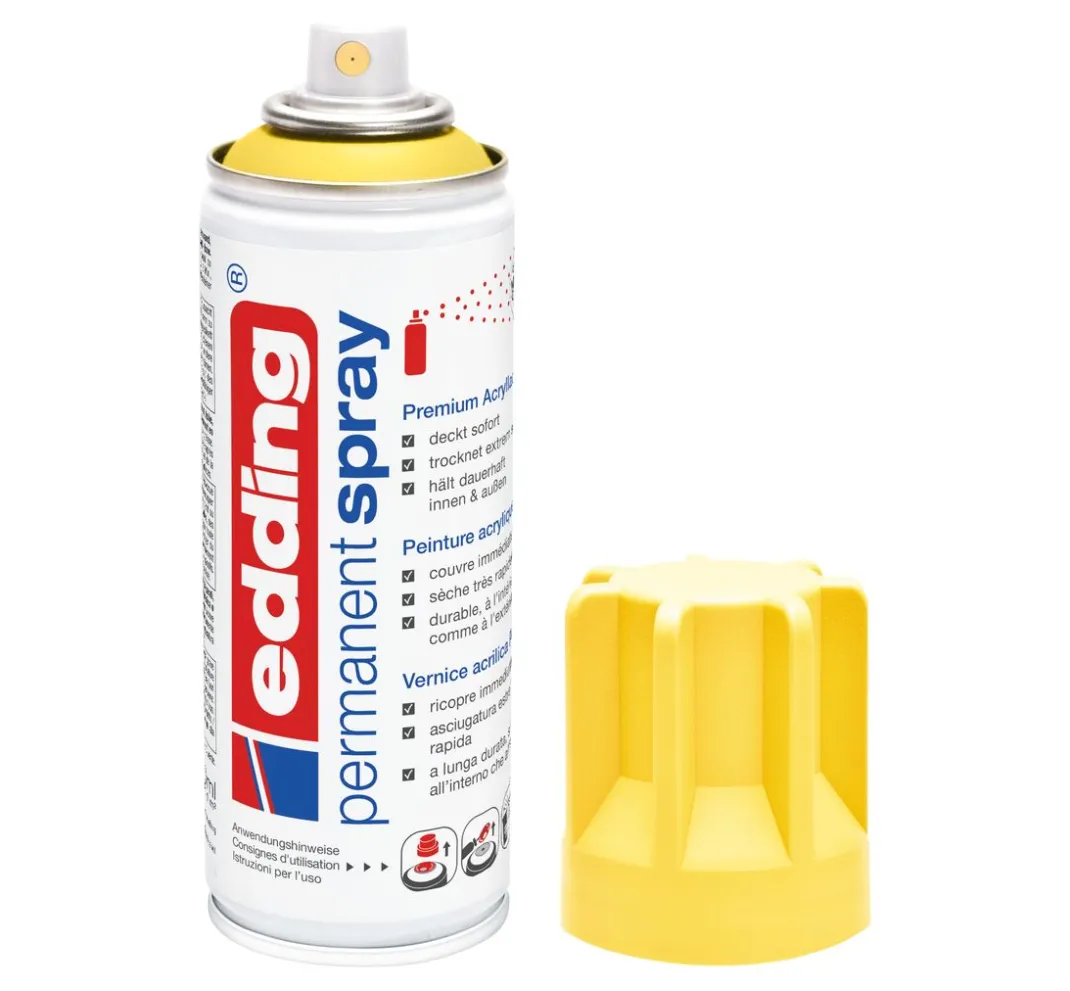 edding Outdoorfarbe|Sprühfarbe>5200 "Permanentspray", Seidenmatt