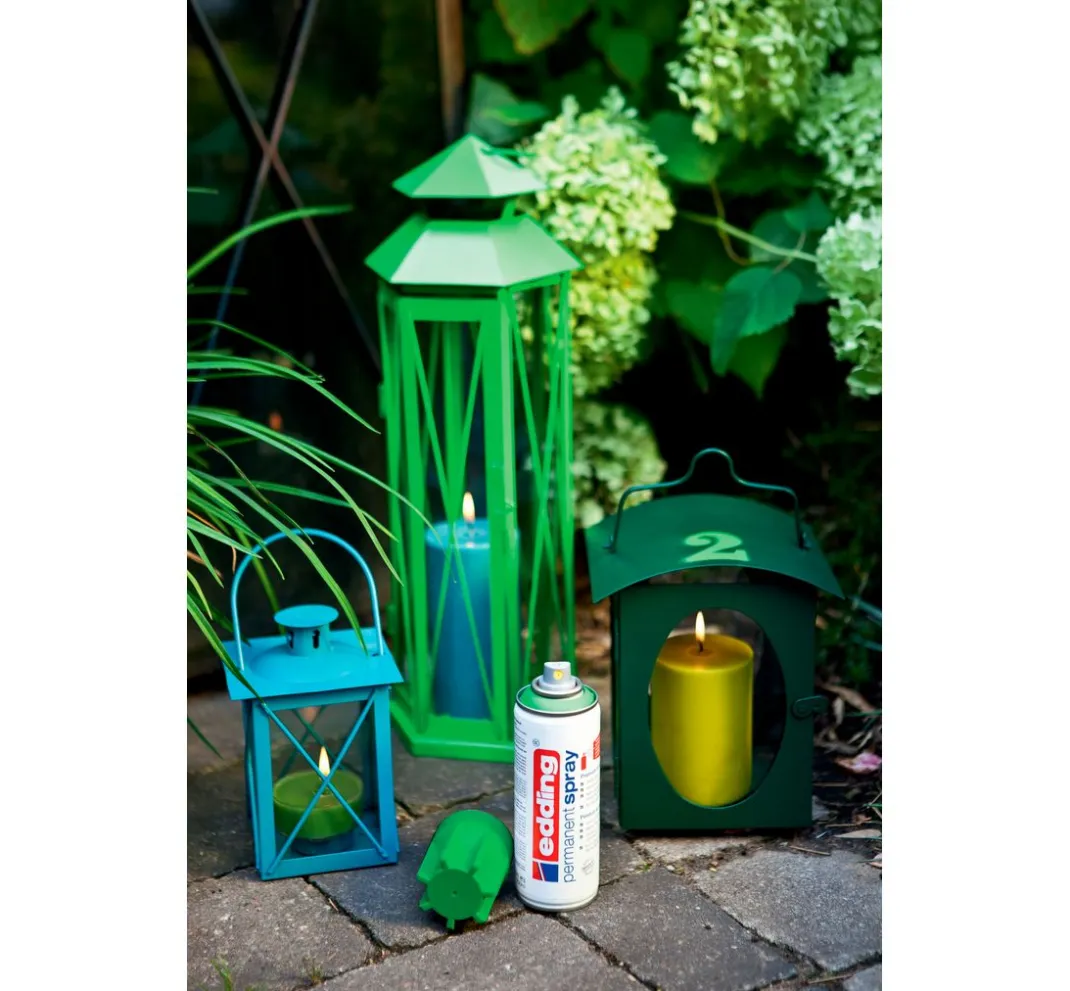 edding Outdoorfarbe|Sprühfarbe>5200 "Permanentspray", Seidenmatt