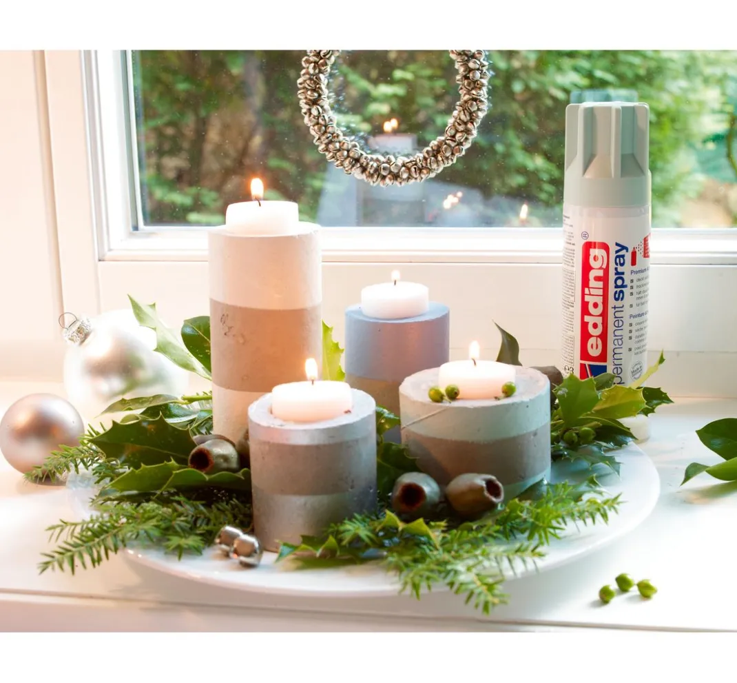 edding Outdoorfarbe|Sprühfarbe>5200 "Permanentspray", Seidenmatt
