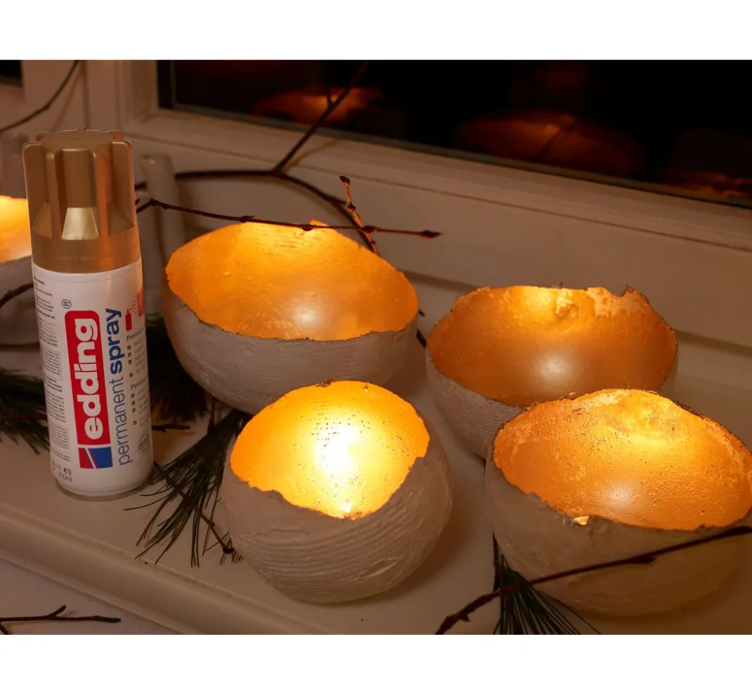 edding Outdoorfarbe|Sprühfarbe>5200 "Permanentspray", Seidenmatt