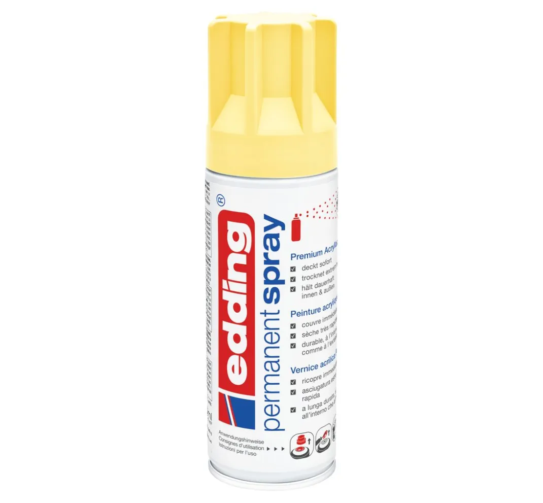 edding Outdoorfarbe|Sprühfarbe>5200 "Permanentspray", Seidenmatt