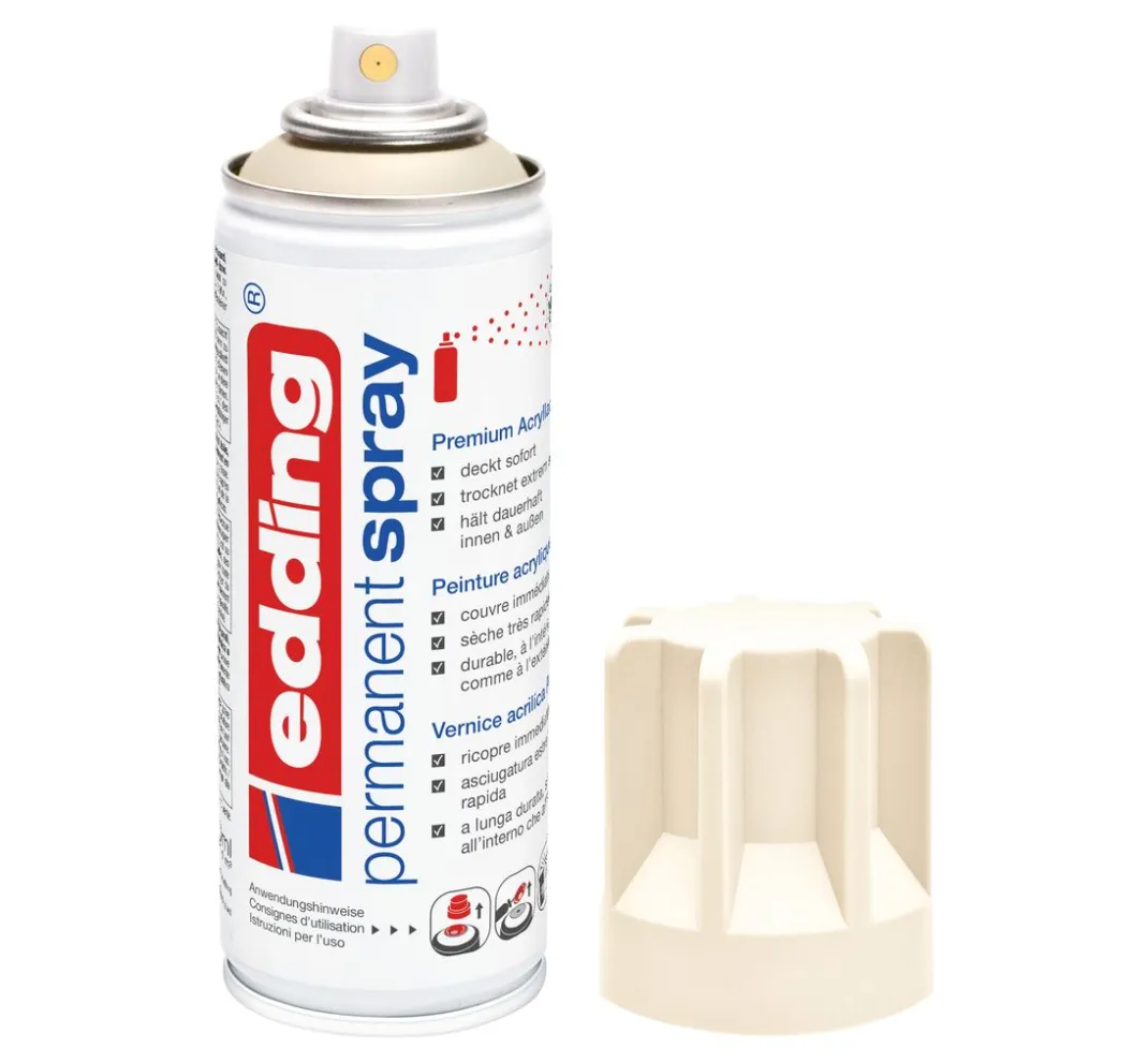 edding Outdoorfarbe|Sprühfarbe>5200 "Permanentspray", Seidenmatt
