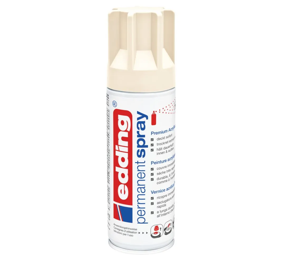 edding Outdoorfarbe|Sprühfarbe>5200 "Permanentspray", Seidenmatt