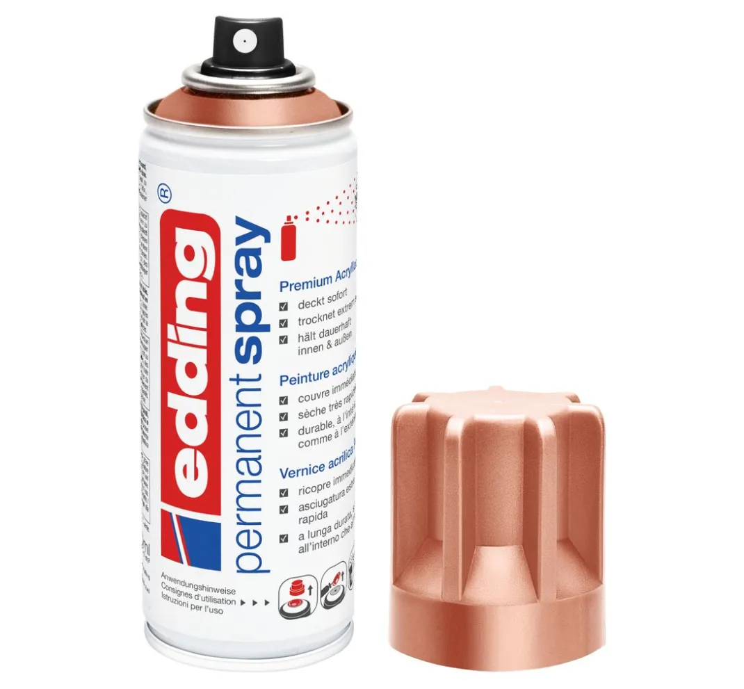 edding Outdoorfarbe|Sprühfarbe>5200 "Permanentspray", Seidenmatt
