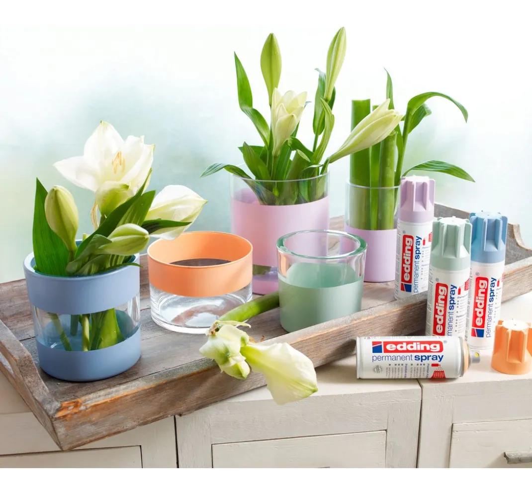 edding Outdoorfarbe|Sprühfarbe>5200 "Permanentspray", Seidenmatt