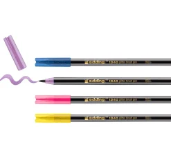 edding Stifte>1340 Pinselstift "Glitzer", 4er-Set
