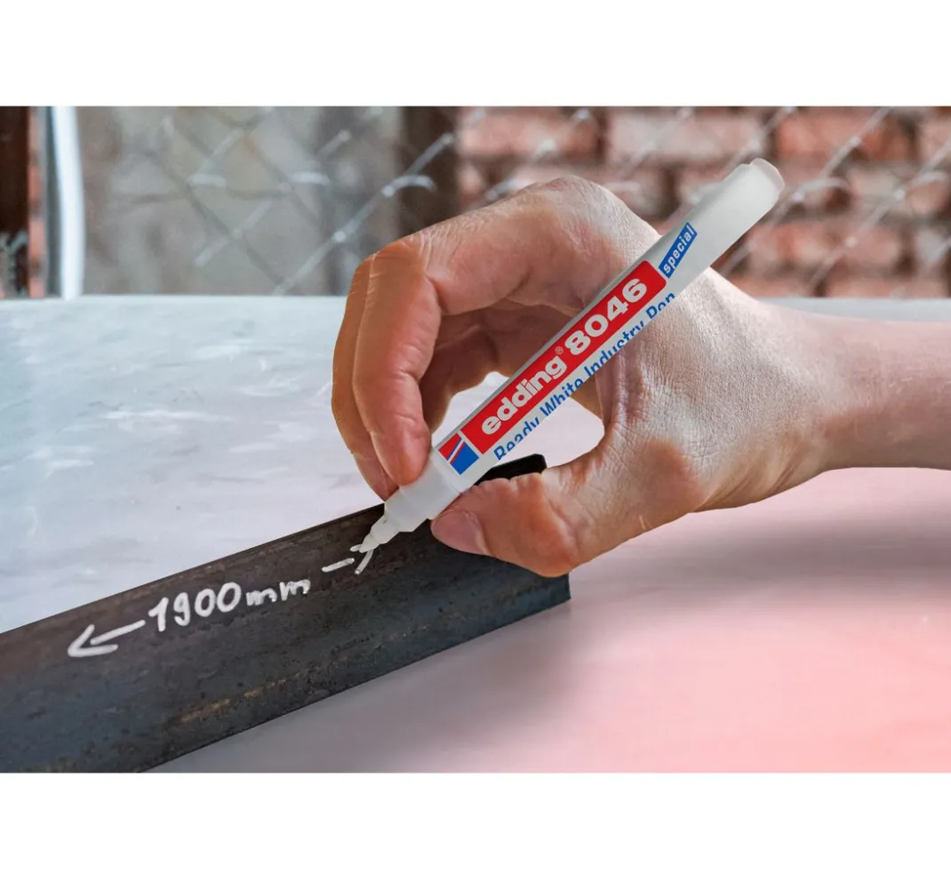 edding Stifte>8046 Ready White Industry Pen