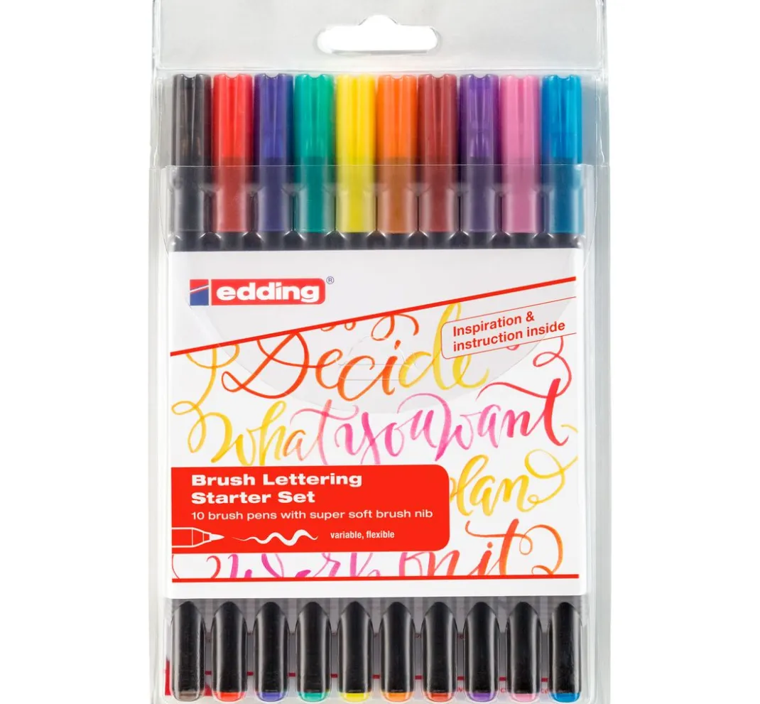 edding Stifte|Kartengestaltung>1340 "Tangle Brushpen-Set"