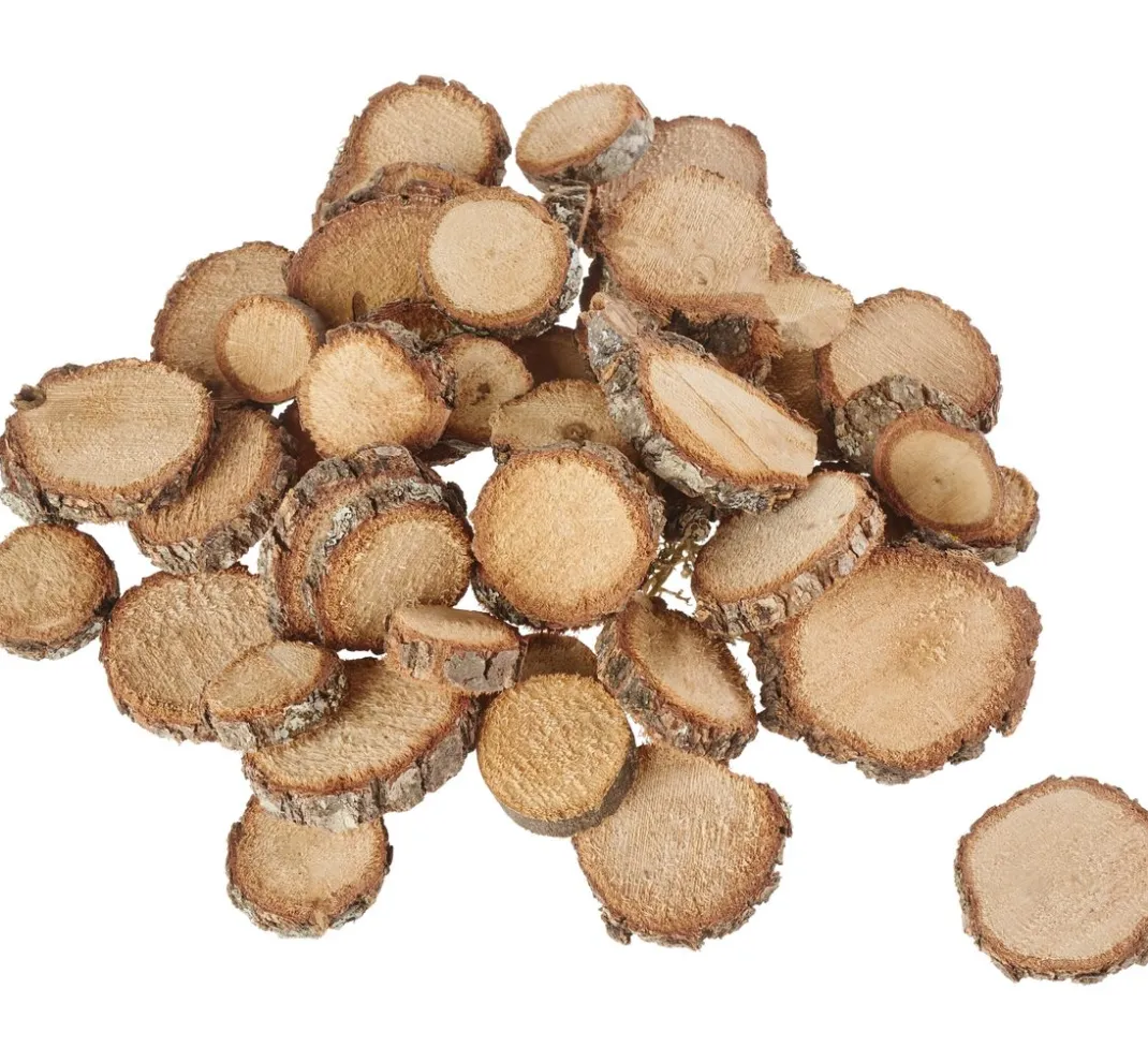 Othmar Decorations Rindenartikel|Streuteile>Eichenscheiben-Mix, 500 g