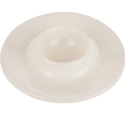 creativ company Glas- & Porzellanmalerei>Eierbecher "Flach", Porzellan, 12 Stück