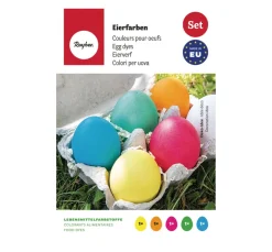 Rayher Backen>Eierfarben-Set mit 5 Farben
