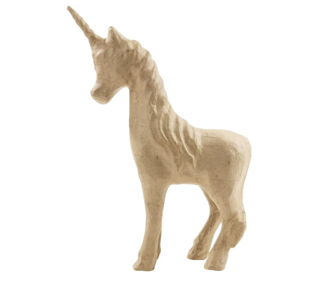 Kinder décopatch Marionetten & Figuren|Holz>Einhorn, Pappmaché