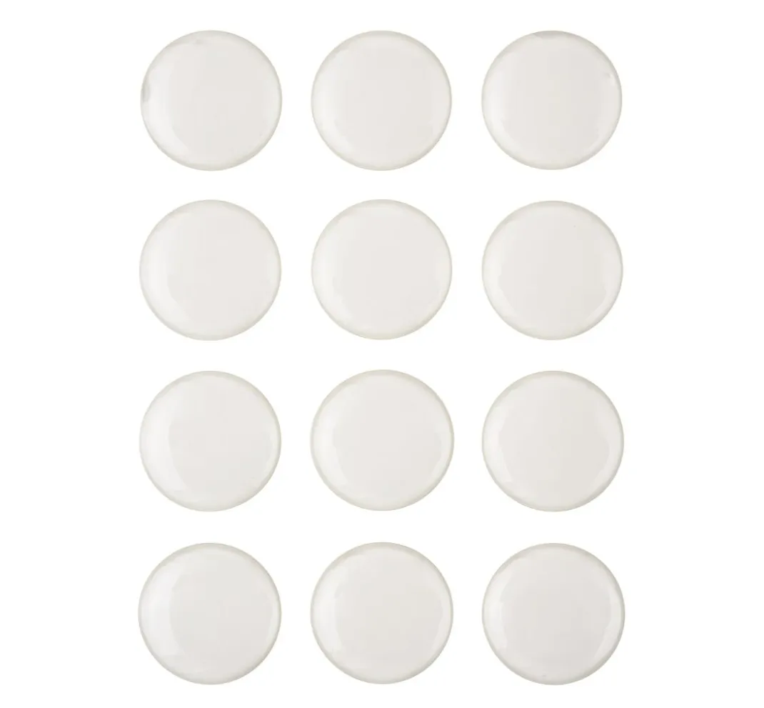 UIT Cabochons|Scrapbooking>Epoxy Sticker "Klar", 12 Stück