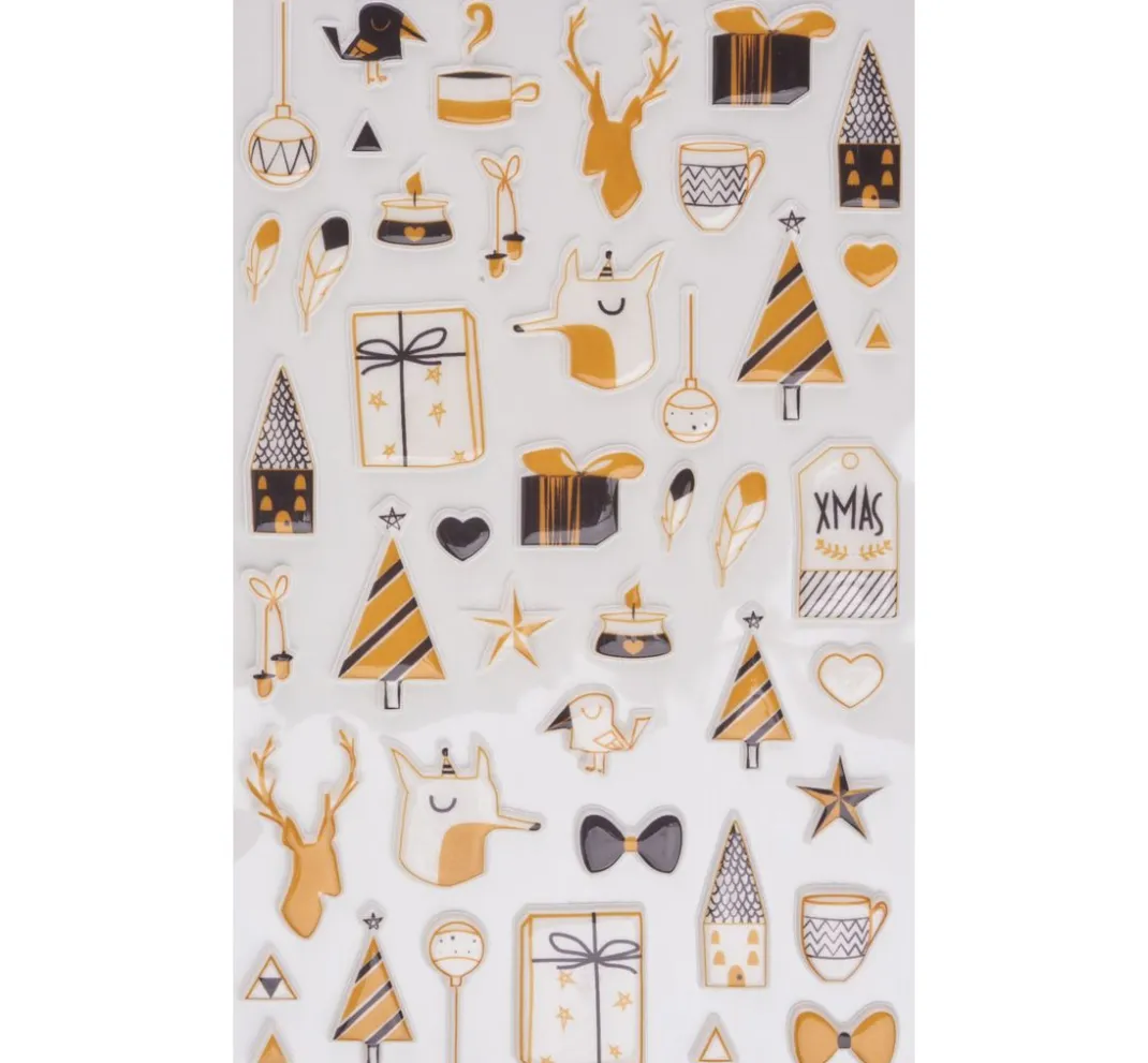 maildor Scrapbooking|Kartengestaltung>Epoxy-Sticker-Sortiment "Weihnachten"