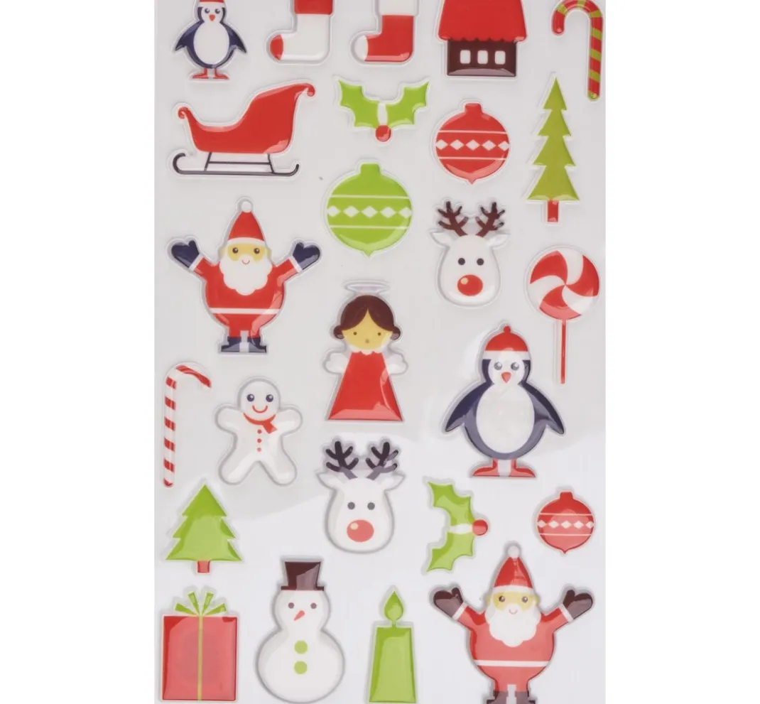 maildor Scrapbooking|Kartengestaltung>Epoxy-Sticker-Sortiment "Weihnachten"