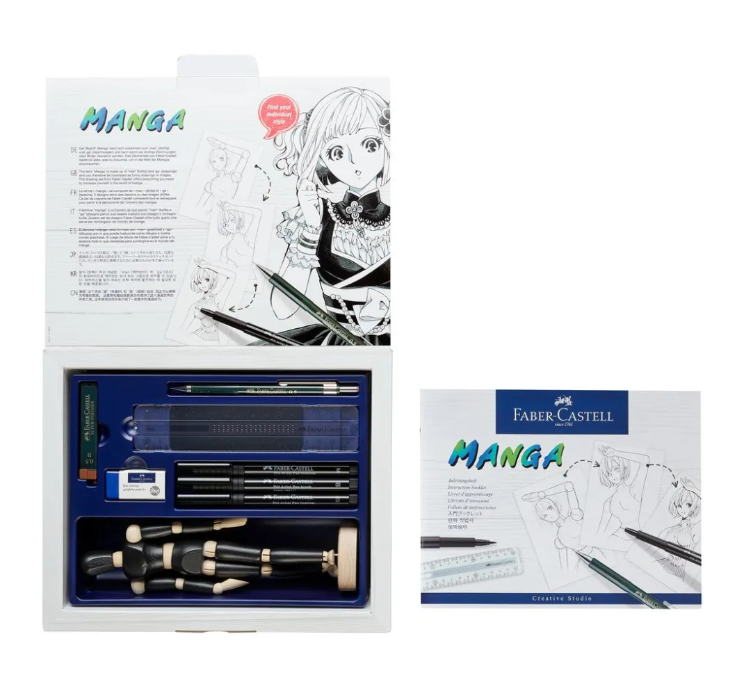 Faber-Castell Mangas Zeichnen|Farbsets>Manga Starter-Set