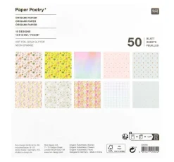 Rico Design Origami & Papier Falten|Falt- & Origamipapier>Faltblätter "Blumen", sortiert