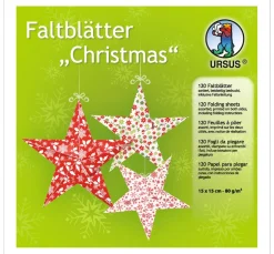 URSUS Falt- & Origamipapier|Origami & Papier Falten>Faltblätter "Christmas"