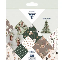 Clairefontaine Falt- & Origamipapier|Origami & Papier Falten>Faltblätter "Cozy Xmas"