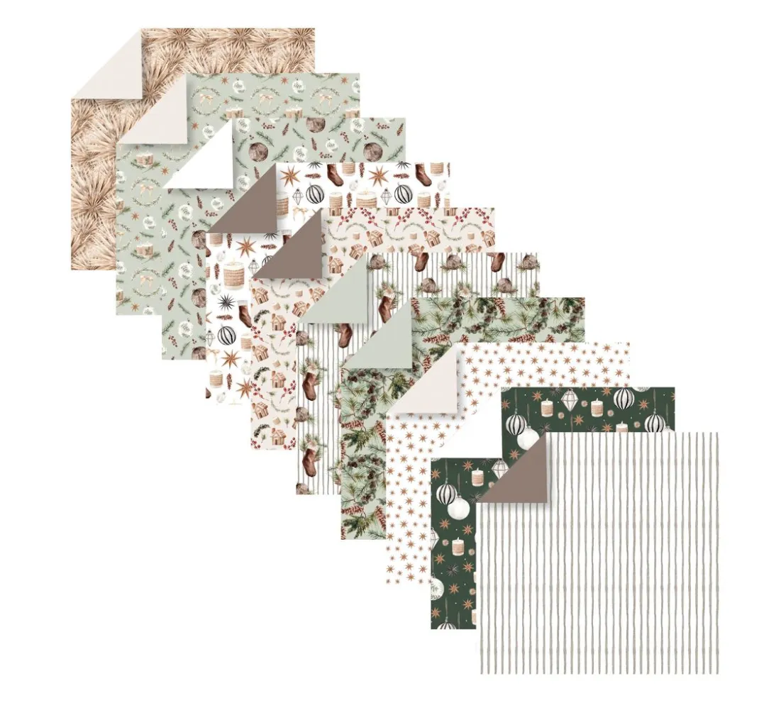 Clairefontaine Falt- & Origamipapier|Origami & Papier Falten>Faltblätter "Cozy Xmas"