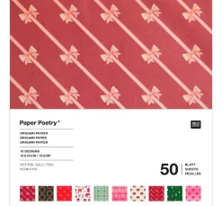 Rico Design Origami & Papier Falten|Falt- & Origamipapier>Faltblätter "Put A Bow On It!"