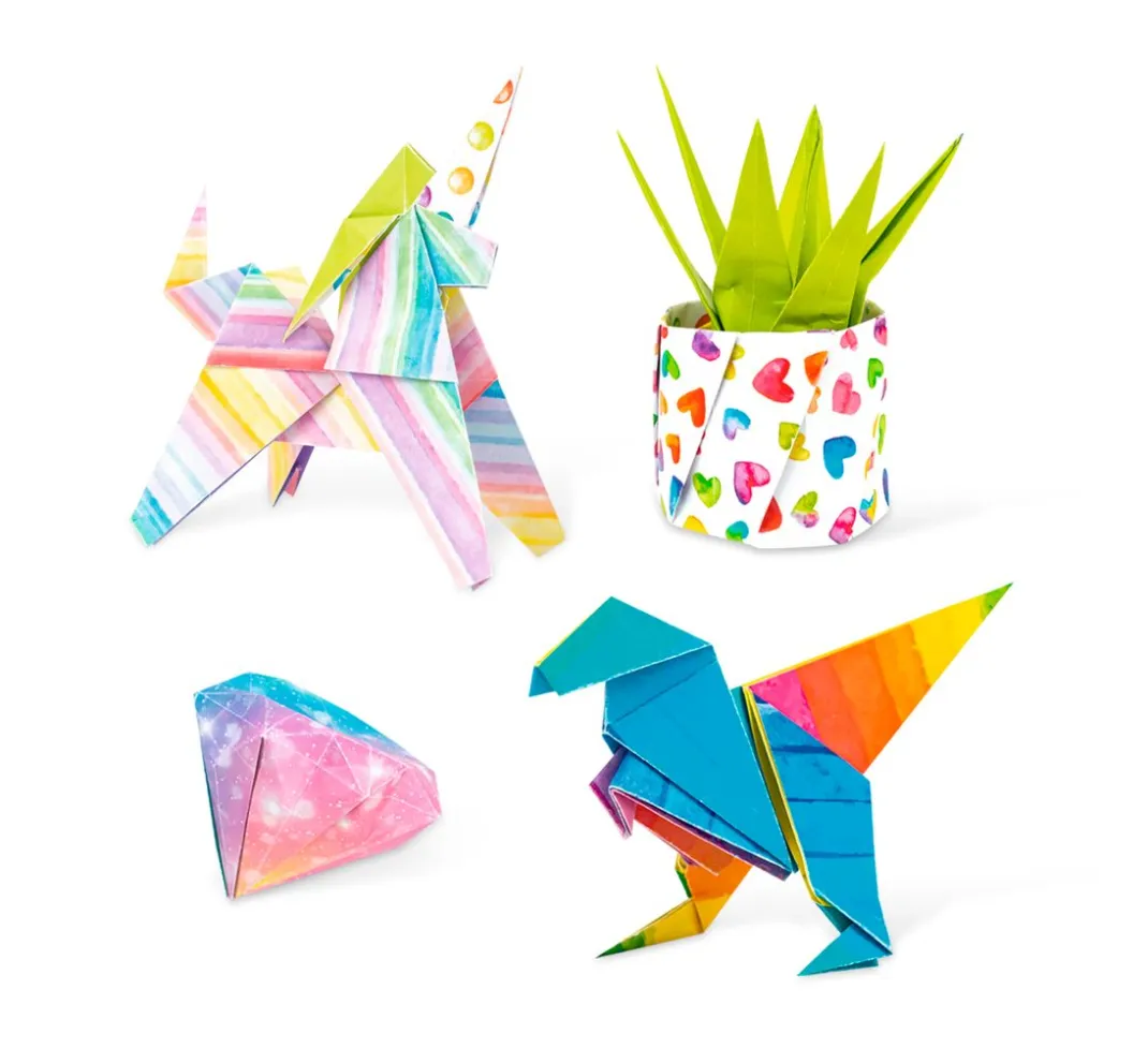URSUS Origami & Papier Falten|Falt- & Origamipapier>Faltblätter "Rainbow Collection"