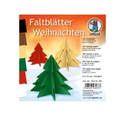 URSUS Falt- & Origamipapier|Origami & Papier Falten>Faltblätter "Weihnachten"