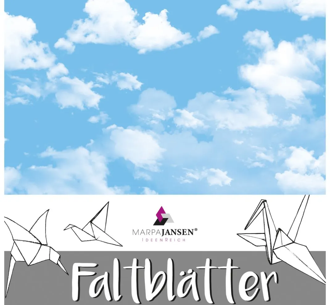 MarpaJansen Origami & Papier Falten|Falt- & Origamipapier>Faltblätter "Wolken"