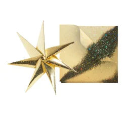 Gebrüder Bertels Falt- & Origamipapier|Origami & Papier Falten>Faltpapier "Holografie Gold"