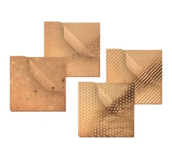 Gebrüder Bertels Origami & Papier Falten|Falt- & Origamipapier>Faltpapier "Kraftpapier Gold"