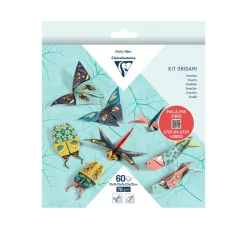 Clairefontaine Origami & Papier Falten|Falt- & Origamipapier>Faltpapier-Sortiment "Insekten"