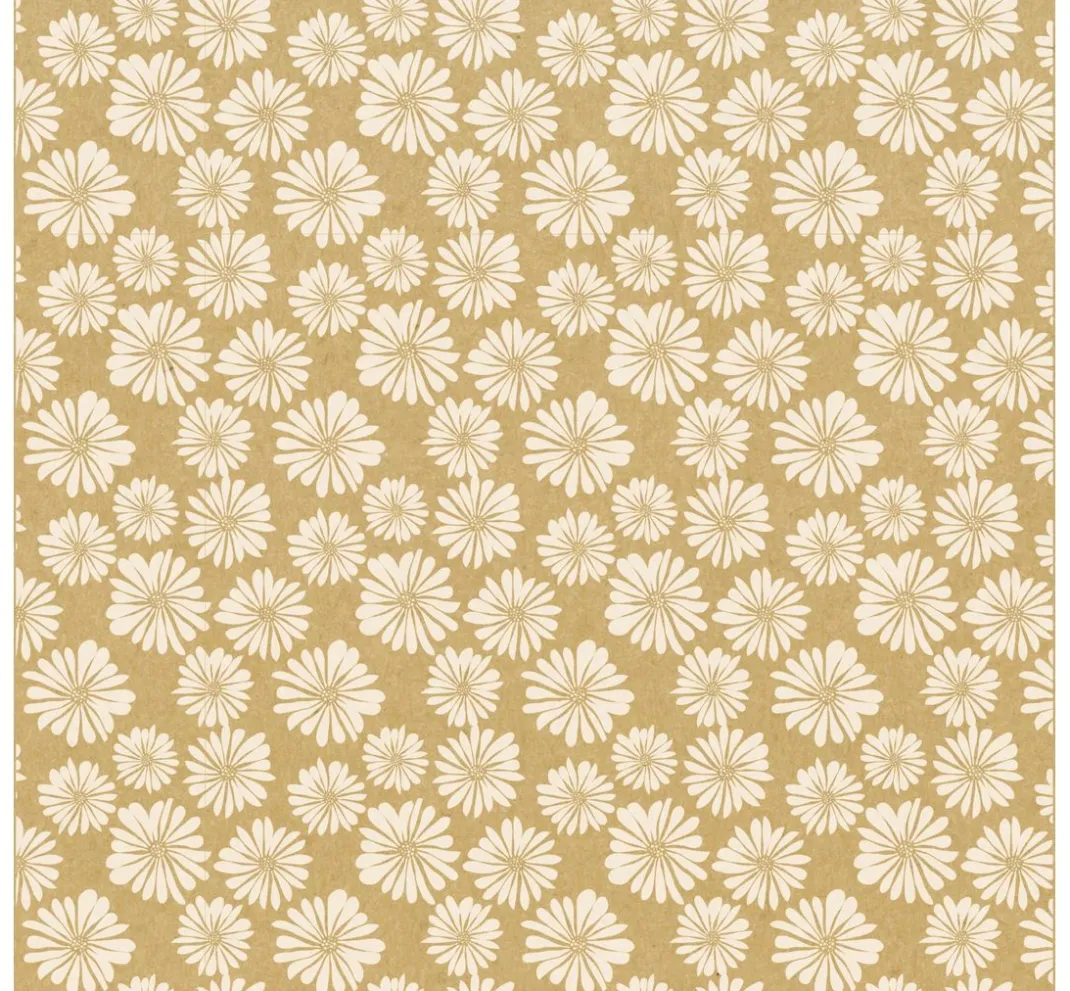 Clairefontaine Origami & Papier Falten|Falt- & Origamipapier>Faltpapier-Sortiment "Kraftpapier Floral"