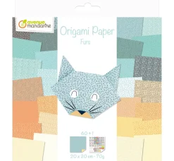 My Mandarine Origami & Papier Falten|Falt- & Origamipapier>Faltpapier-Sortiment "Tiere"