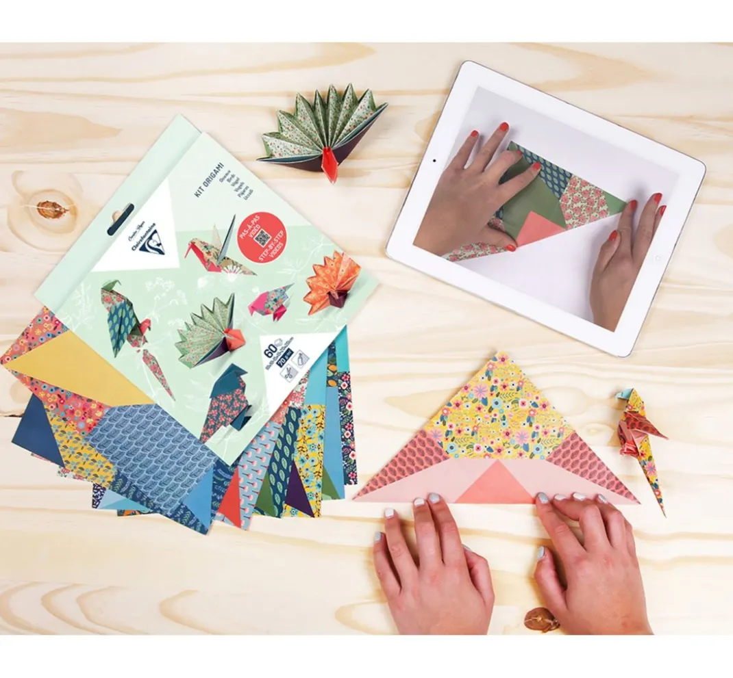 Clairefontaine Origami & Papier Falten|Falt- & Origamipapier>Faltpapier-Sortiment "Vögel"