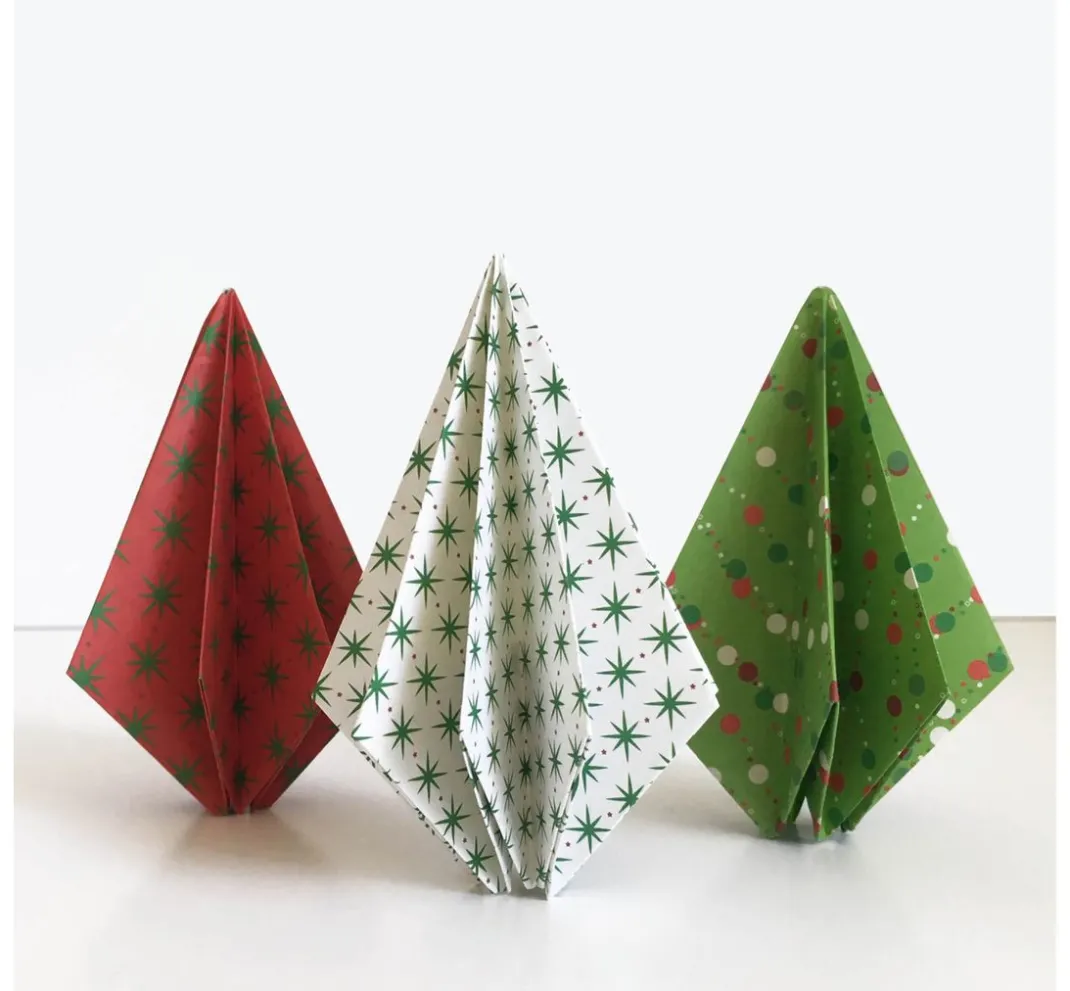 My Mandarine Papier-Bastelsets|Falt- & Origamipapier>Faltpapier-Sortiment "Weihnachten"