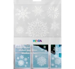 Heyda Bastelfolie|Selbstklebende Bastelfolie>Fenster Sticker "Kristalle"