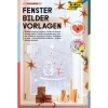 folia Malvorlagen|Glas- & Porzellanmalerei>Fensterbilder Vorlagen "Cosy Winter"