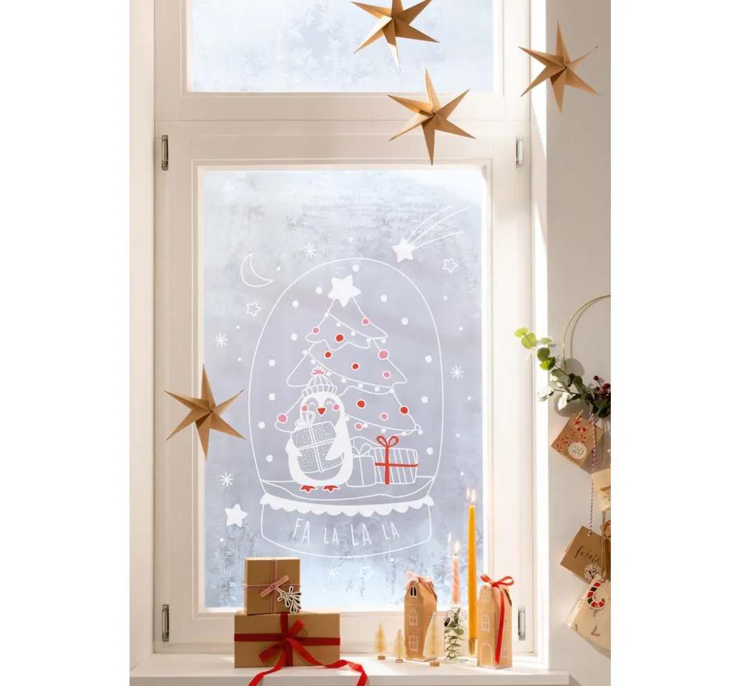 folia Malvorlagen|Glas- & Porzellanmalerei>Fensterbilder Vorlagen "Cosy Winter"