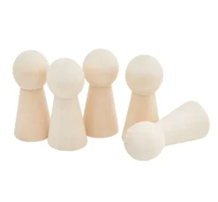 Kinder VBS Marionetten & Figuren|Holz, Mdf & Pappmaché>Figurenkegel, 5 Stück