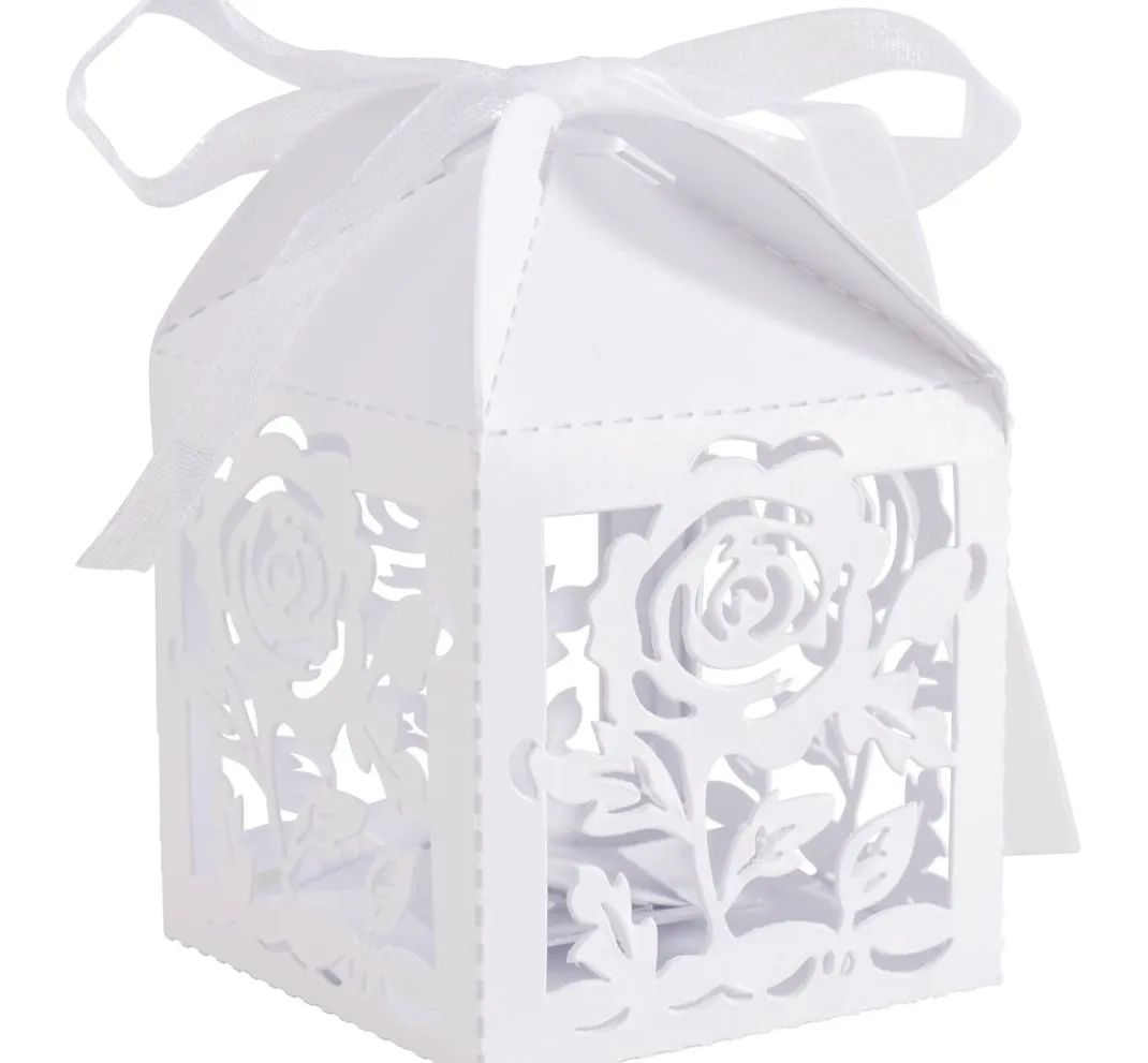 UIT Schachteln & Boxen|Schachteln>Filigrane Faltboxen "Rosen"