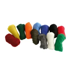 Kinder VBS Filz|Filzen>Filzset "Schafschurwolle", 100 g