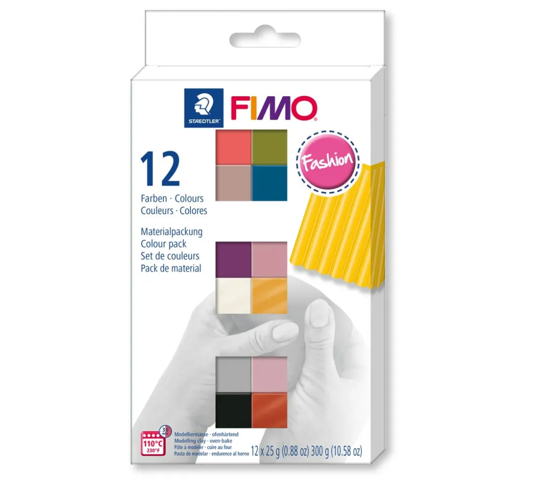 Kinder FIMO Modelliermassen|Fimo>soft Materialpackung "Fashion Colours"