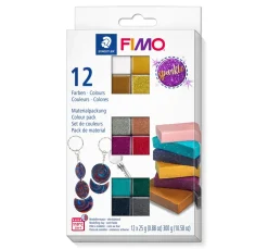 Kinder FIMO Modelliermasse|Modellieren>soft Materialpackung "Effekt Sparkle"