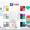 Kinder FIMO Modelliermasse|Modellieren>soft Materialpackung "Effect", 24er-Set