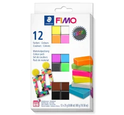 Kinder STAEDTLER Fimo|Modelliermasse>FIMO soft Materialpackung "Effekt Neon"