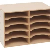 Pronty Crafts Holz, Mdf & Pappmaché>Flexio "Stempelkissen-Box", 10 Fächer
