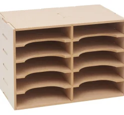 Pronty Crafts Holz, Mdf & Pappmaché>Flexio "Stempelkissen-Box", 10 Fächer