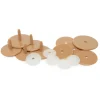 GLOREX Kuschel- & Wärmetiere>Gelenkscheiben-Set für Bären, 4 x 45 mm, 1 x 55 mm
