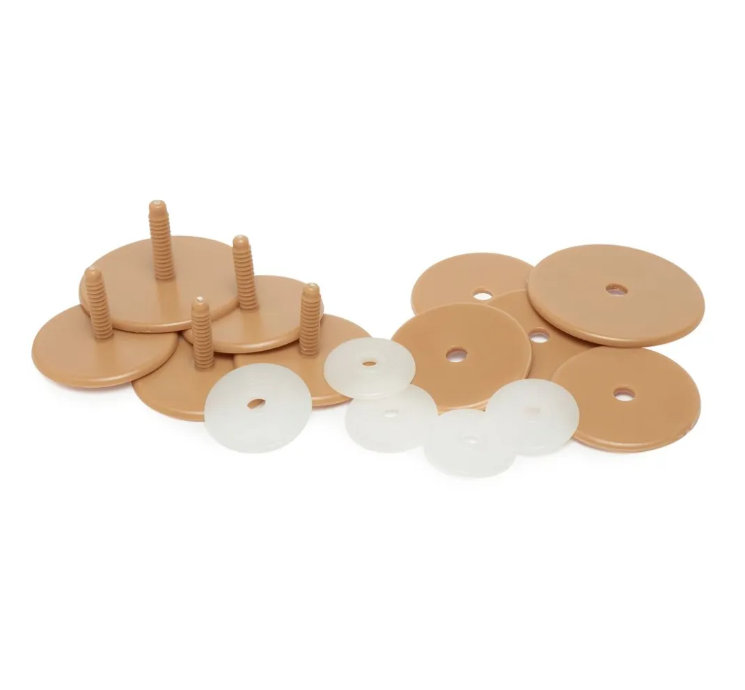 GLOREX Kuschel- & Wärmetiere>Gelenkscheiben-Set für Bären, 4 x 45 mm, 1 x 55 mm