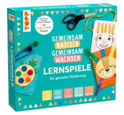 Kinder Topp Deko-Bastelsets>Gemeinsam basteln, gemeinsam wachsen - Lernspiel-Box für gezielte Förderung